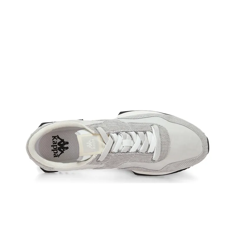 Kappa Anti Slip And Wear Resistant Lightweight Low Top Casual Running Shoes Unisex Gray-5