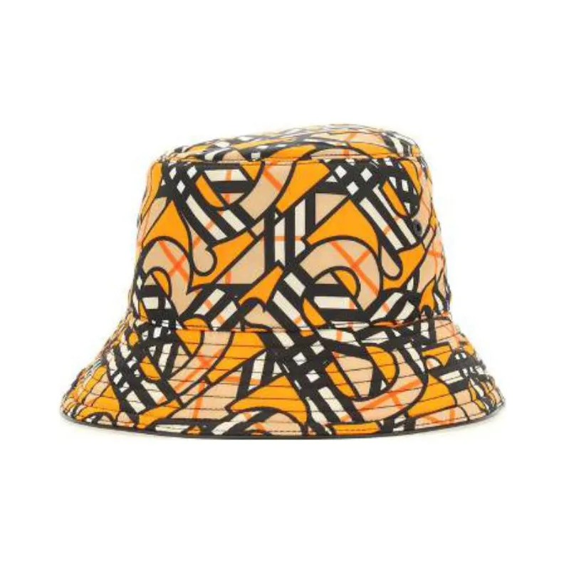 Burberry Polyamide Bucket Hats Men's Yellow/Black-0