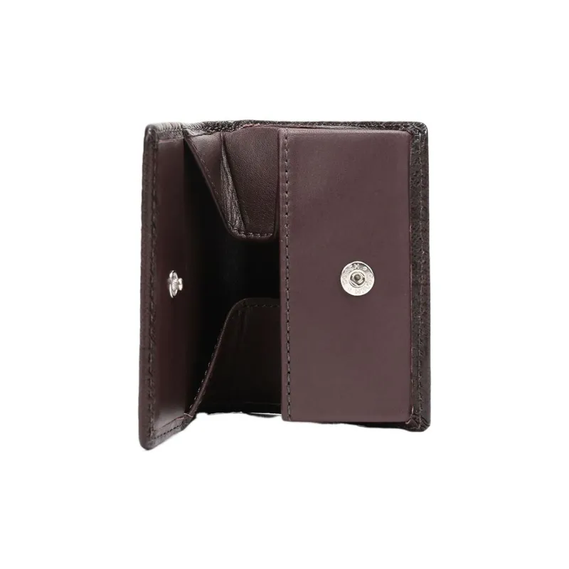 COACH Cow Leather Coin Purse Wallet Women's Taupe-3