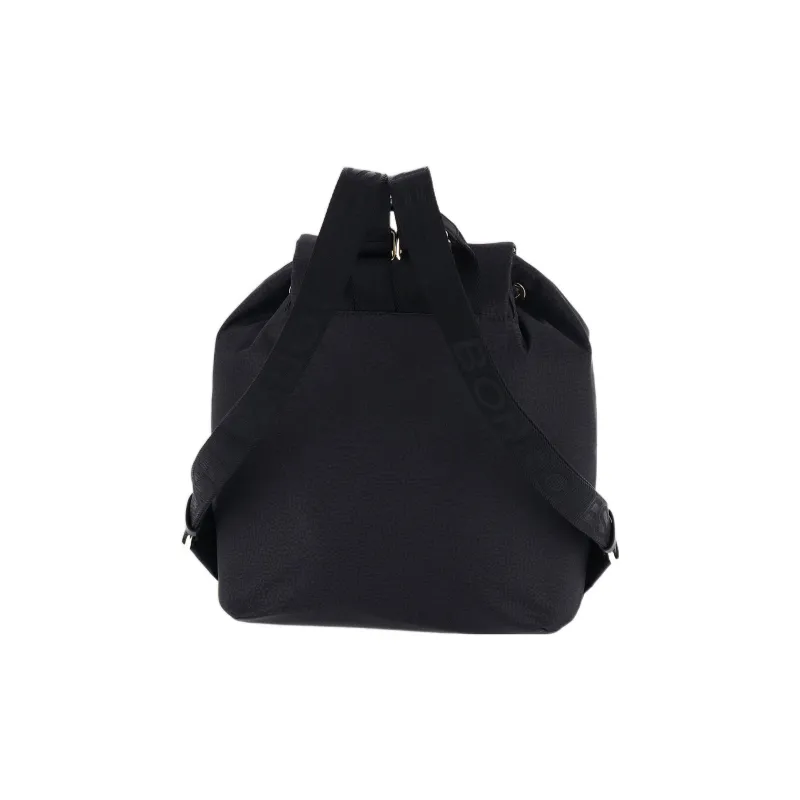BORBONESE Drawstring Medium Backpack-3
