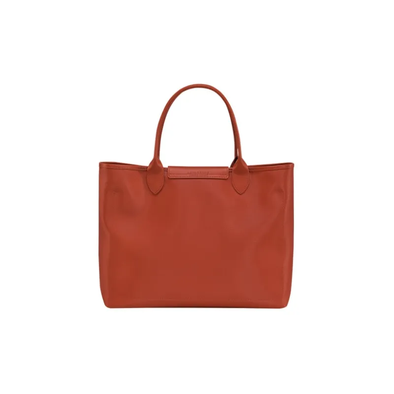 LONGCHAMP Le Pliage City Coated Canvas With Leather One Shoulder Handbags Women's Orange-2