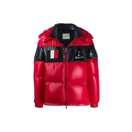 Moncler Down Jackets Men Red