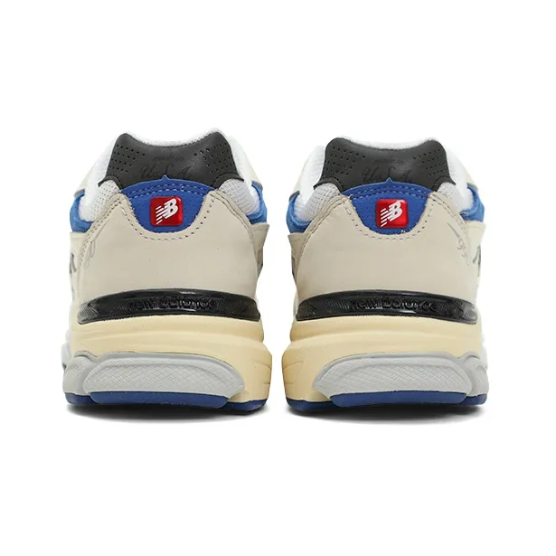 New Balance 990v3 MiUSA White Blue-3