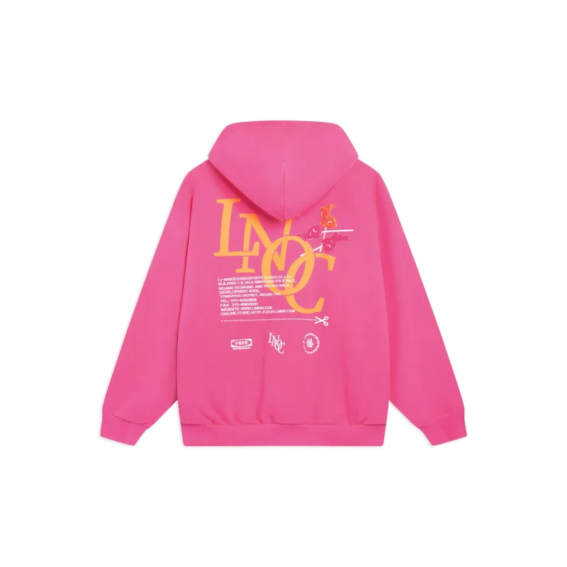 LiNing Sweatshirts Unisex Vibrant Pink-1