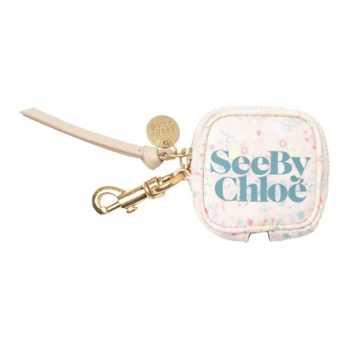 See By Chloe Nylon Pendant With Earphone Case Women's Multicolor