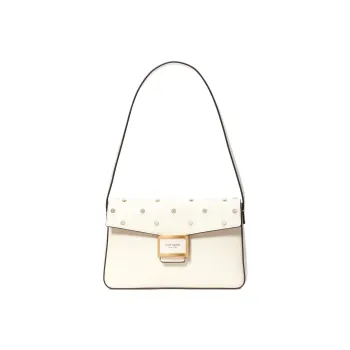 Kate Spade Katy Cow Leather Handbag Shoulder Bag Women's White