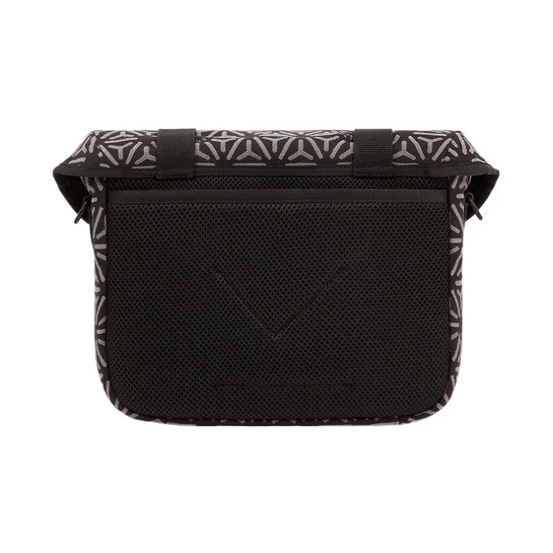 KENZO Jacquard Fabric Messenger Bag Shoulder Bag Crossbody Bag Small Size Men's Gray-1