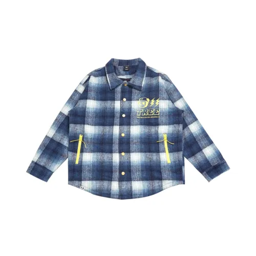 WAYNEXZAVIER Jackets Men Blue Plaid