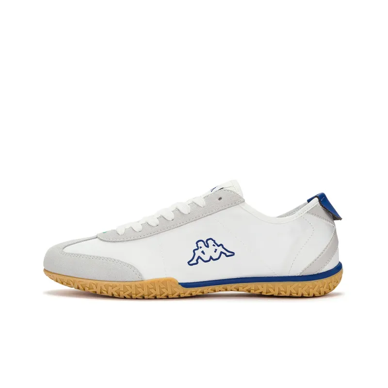 Kappa Anti Slip Wear Resistant Lightweight Breathable Low Top Casual Running Shoes Unisex White Gray Blue-0