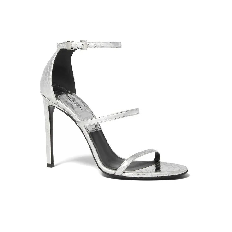 MICHAEL KORS KORS Nadege Stylish Sandals Women's Silver-2