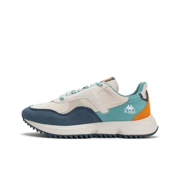 Kappa Anti Slip Wear Resistant Low Top Running Shoes Unisex Gray Blue Orange White