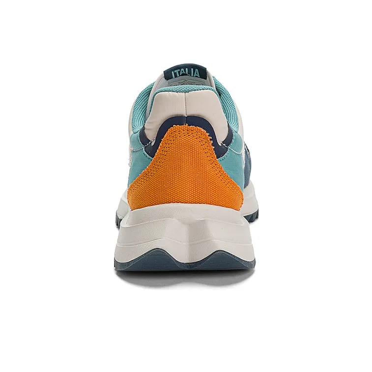 Kappa Anti Slip Wear Resistant Low Top Running Shoes Unisex Gray Blue Orange White-5