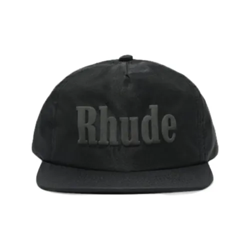 RHUDE Baseball Caps Men Black