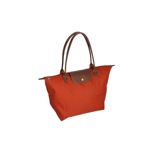 LONGCHAMP Le Pliage Shoulder Bags Orange Red