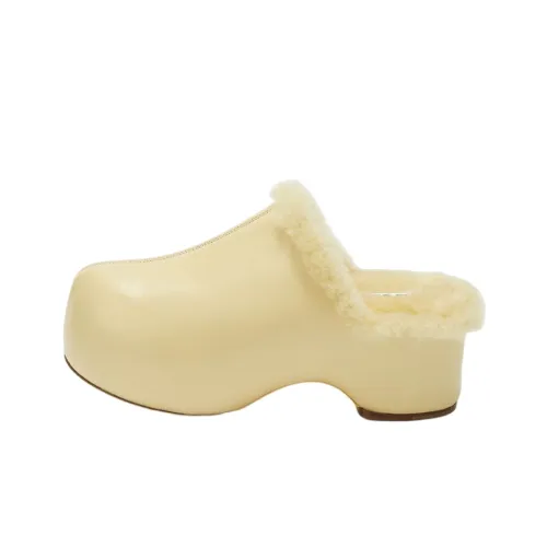 JIL SANDER Shearling-lined Clogs