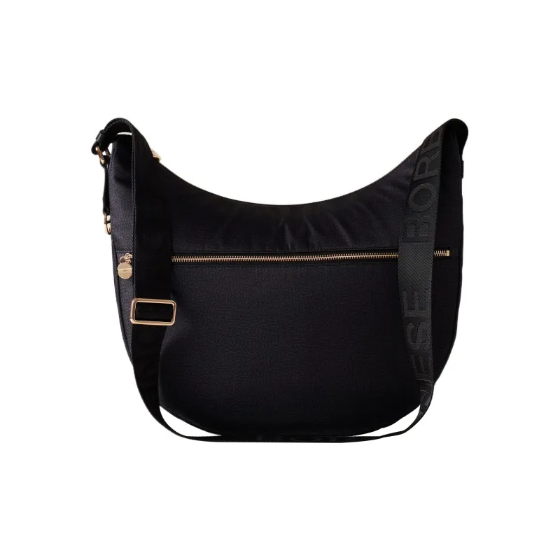 BORBONESE Luna Medium Shoulder Bag-0