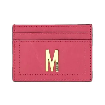 MOSCHINO Logo-Plaque Card Holder
