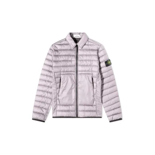 STONE ISLAND Down Jackets Men Light Purple