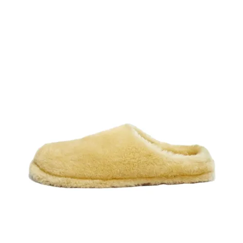 JIL SANDER Fur-design Slippers