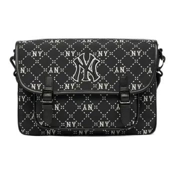 MLB New York Yankees Polyester Backpack Shoulder Bag Crossbody Bag Regular Women's Black