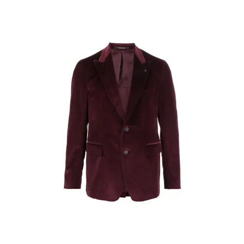 Tagliatore Business Suits Men Burgundy