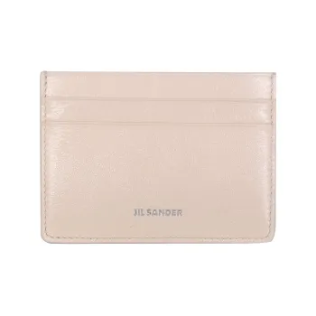 JIL SANDER Smooth Leather Card Holder, Wallet Women's Pink