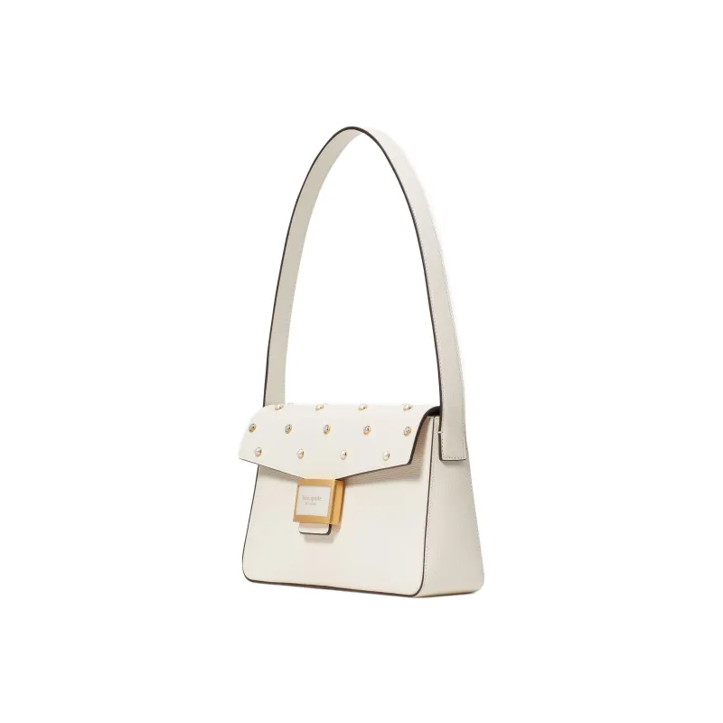 Kate Spade Katy Cow Leather Handbag Shoulder Bag Women's White-1