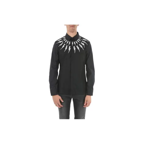 Neil Barrett Shirts Men Black