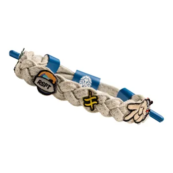 Rastaclat Alloy Small Lion Woven Bracelet Cord Unisex