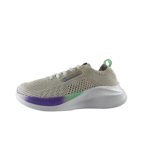 361° Running Shoes Women's Low-Top Cream/Bright Green