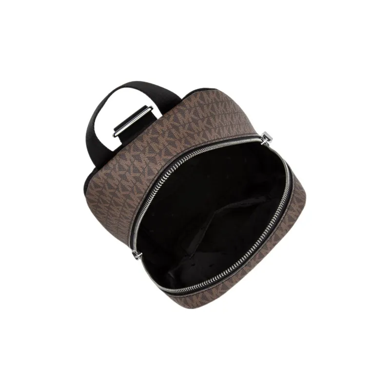 MICHAEL KORS MK Cooper Coated Canvas Shoulder Bag, Crossbody Bag, Sling Bag Men's Dark Brown-1
