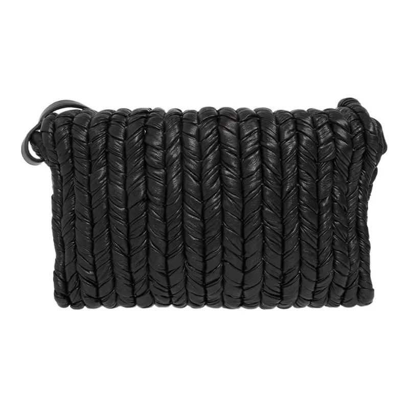 NANUSHKA Woven Shoulder Bag-2