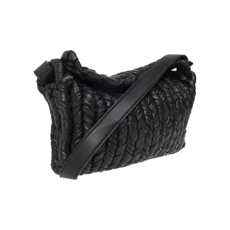 NANUSHKA Woven Shoulder Bag-1