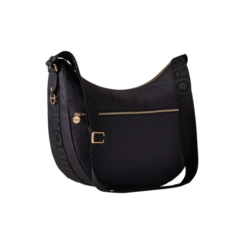 BORBONESE Luna Medium Shoulder Bag-1