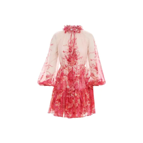 Zimmermann Long-Sleeved Dresses Women's Pink