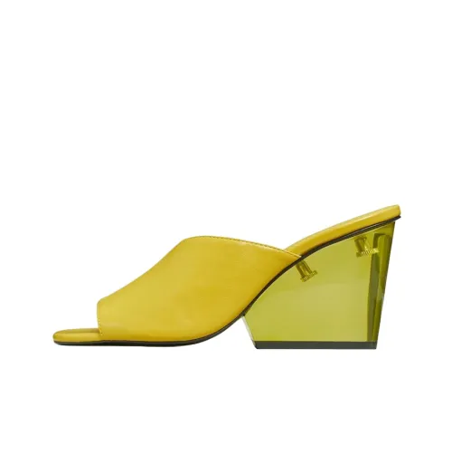 TORY BURCH Slide Slippers Women's Yellow