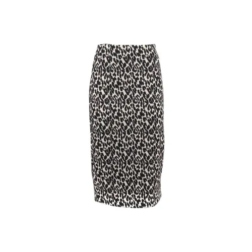 MaxMara Studio Casual Long Skirts Women's Black/White