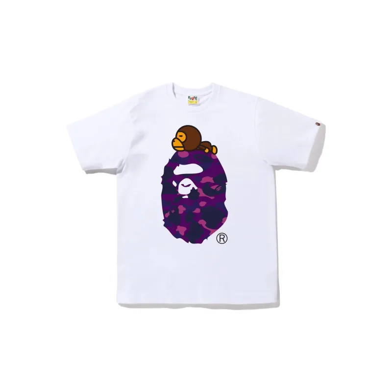 Bape Color Camo Milo On Big Ape Tee FW22-6