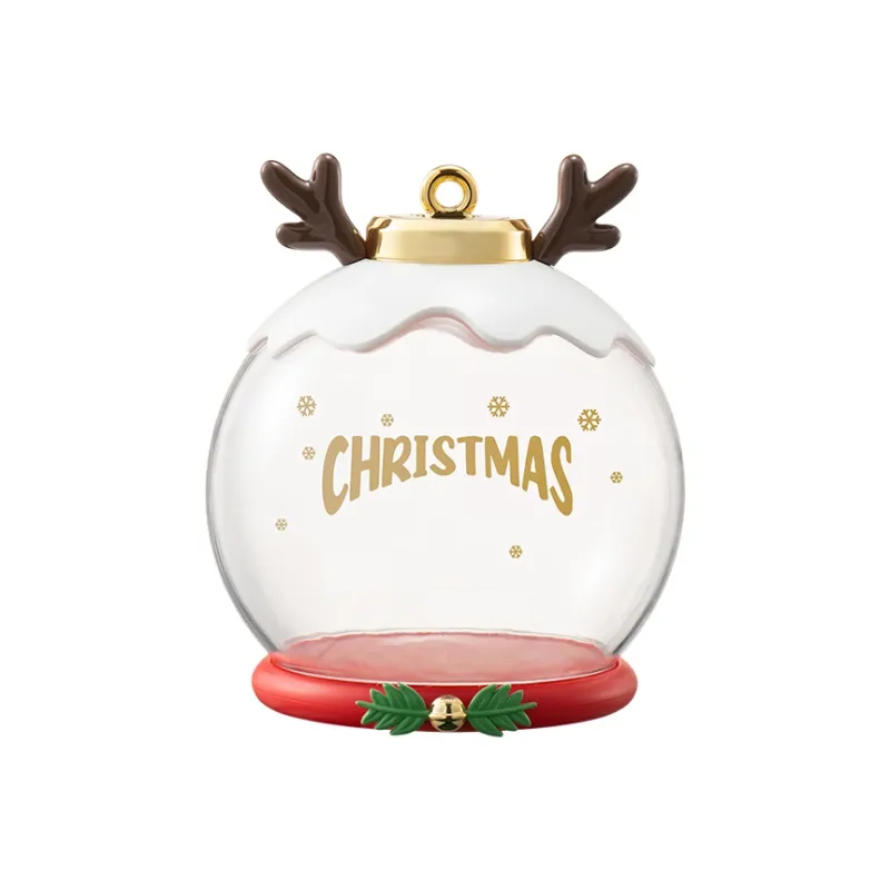 POP MART Bubble Mate IP Christmas Elk Figure Storage Display Case 15cm Model Accessories-0