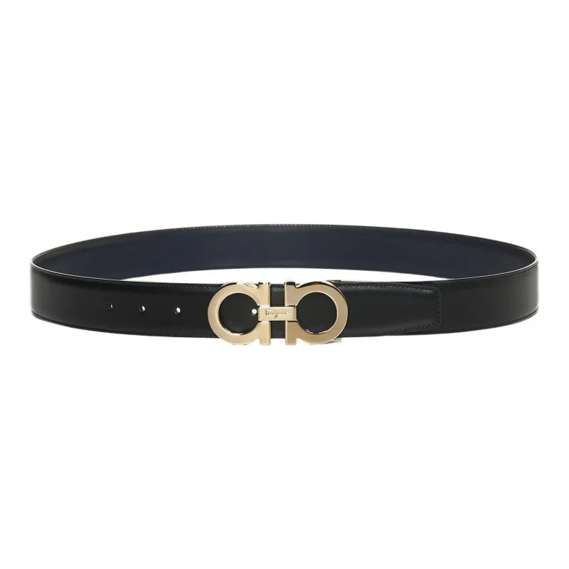 FERRAGAMO Pin Buckle Minimalist Style Casual Men's Width  3.5cm-0