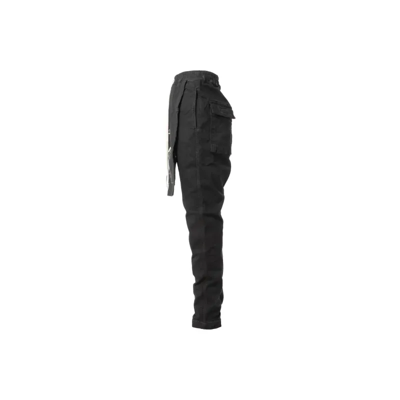 Rick Owens DRKSHDW Toothface Belas Crop crotch Track Pants-2
