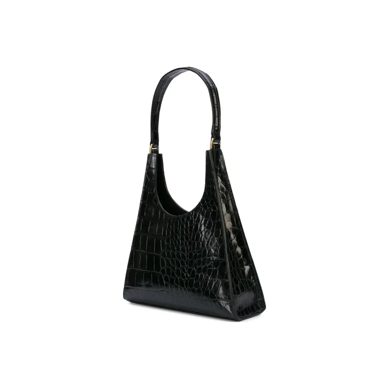 Staud Calfskin Shoulder Bag Regular Women's Black-1