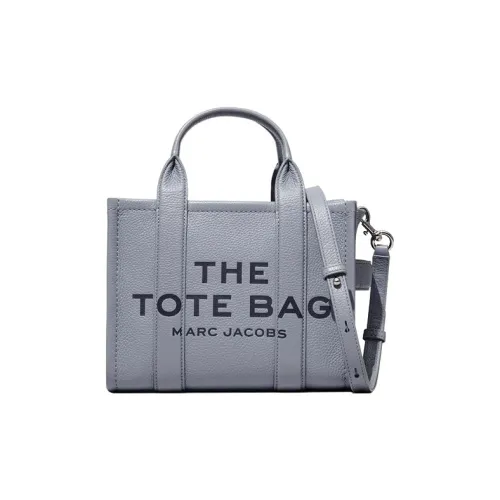 MARC JACOBS Full Grain Leather Tote Bag, Shopping Bag, Shoulder Bag, WR9body Bag, Handbag Mini Women's Gray