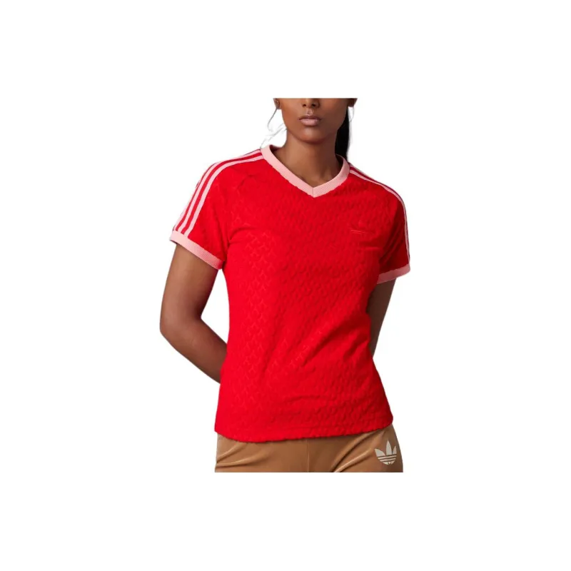 Adidas Originals T Shirts Women's Red-1