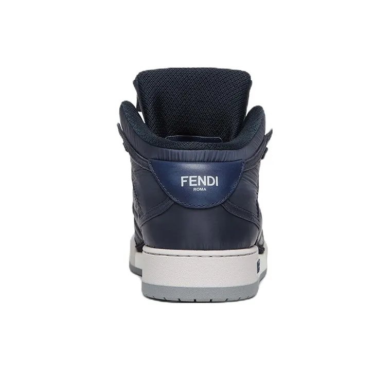 FENDI Match High-Top Sneakers-4