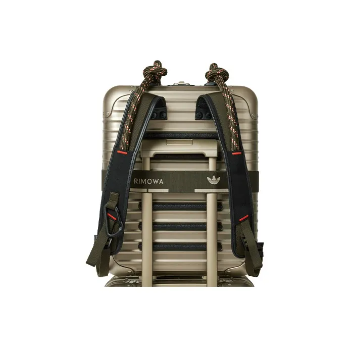RIMOWA Adidas Collaboration Backpack Unisex Gold-4