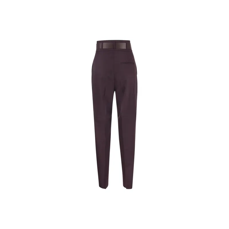 MaxMara Studio Belted Pleated Pants-1
