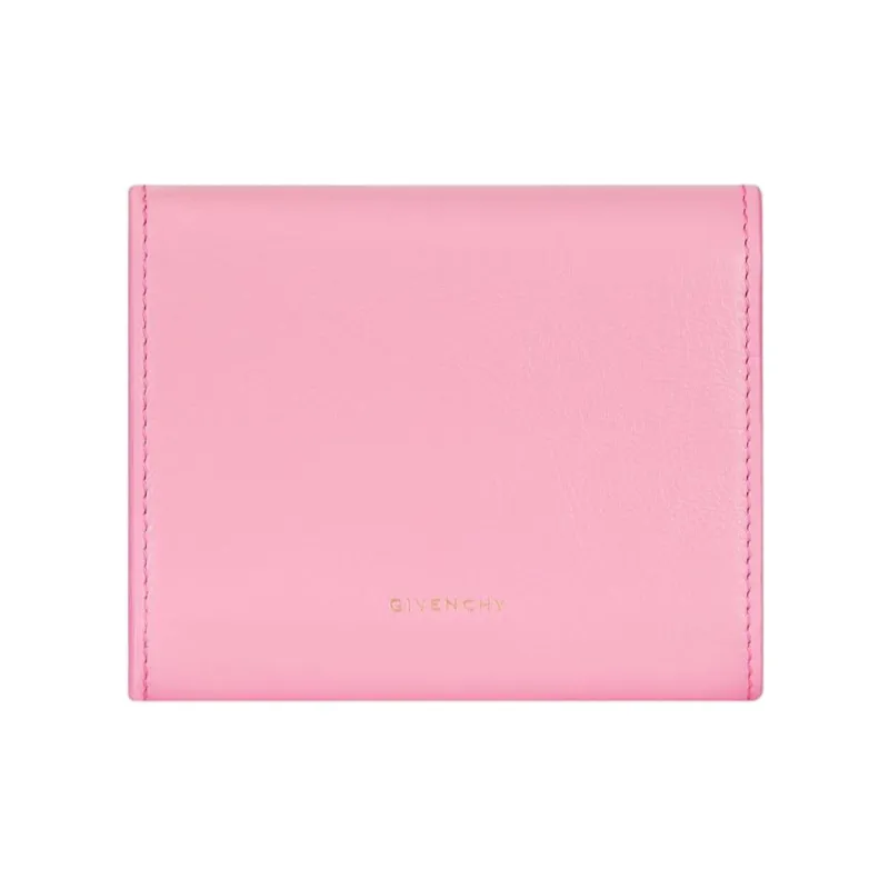 GIVENCHY 4G Cow Leather Wallet Women's Bright Pink-1