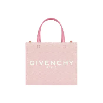 GIVENCHY Cow Leather Tote Bag Shopping Bag Shoulder Bag Crossbody Bag Handbags Mini Women's Bright Pink