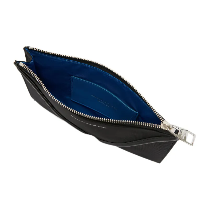 Alexander McQueen Nylon Clutch Small Size Unisex Black-3
